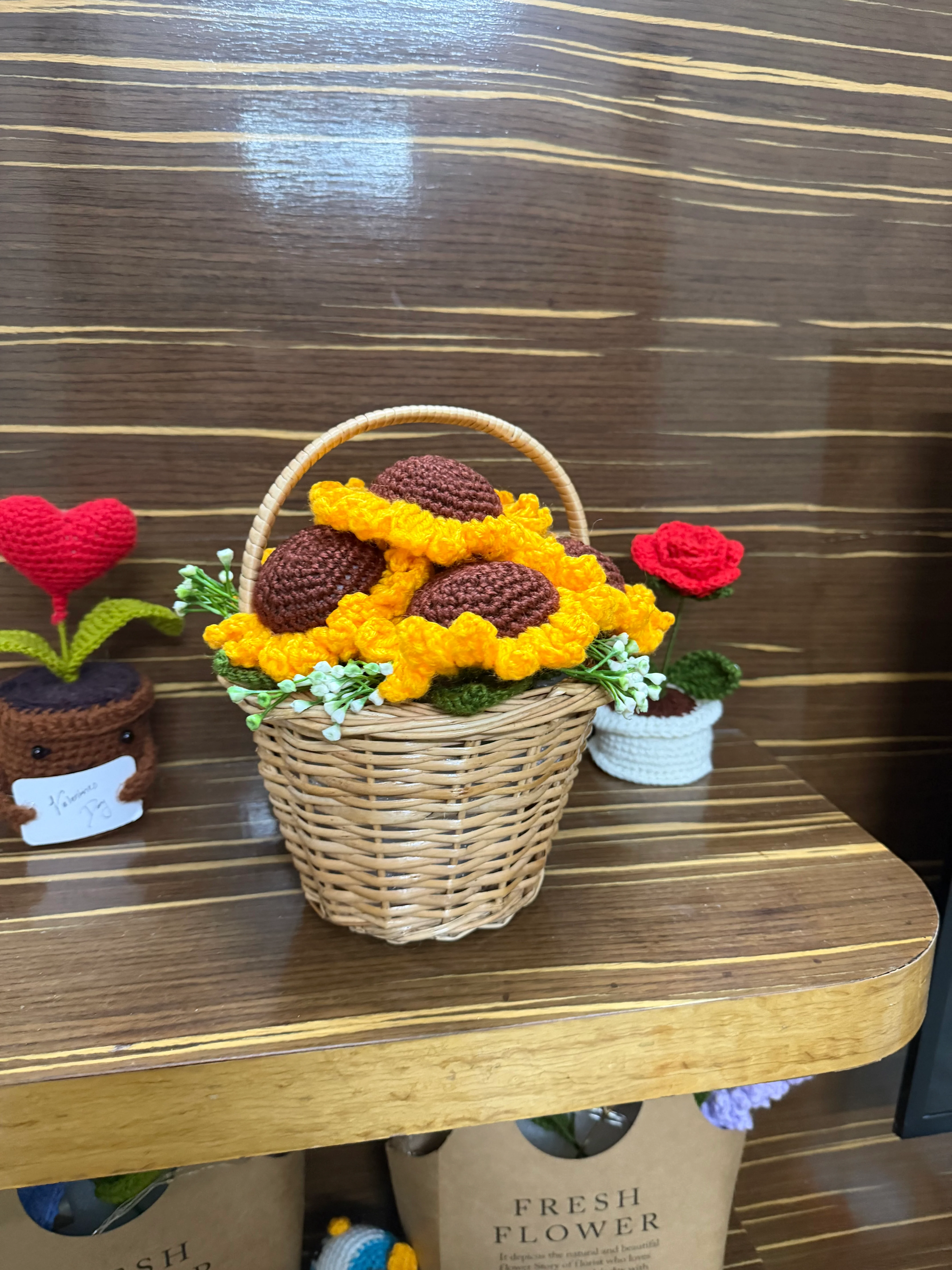 Sunflowers Basket - Image 2